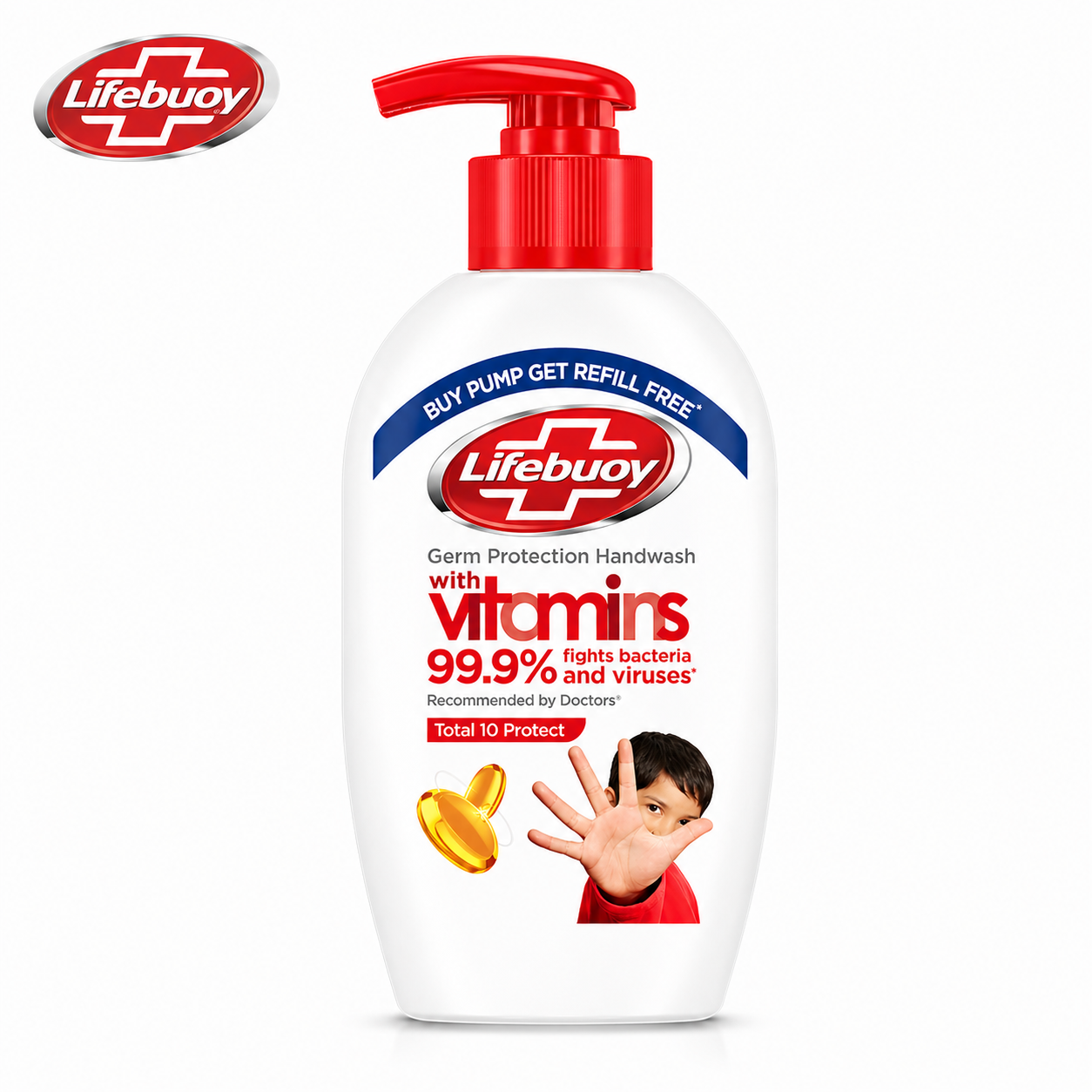 LIFEBUOY TOTAL 10 PROTECT HANDWASH 190ML