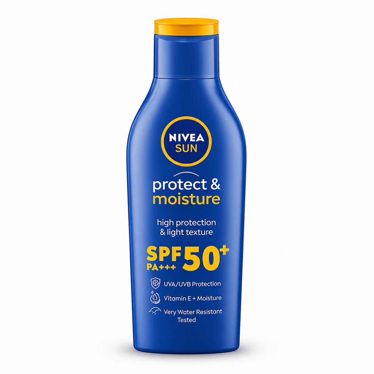 Nivea Sun Protect & Moisture SPF50+ PA+++ Sunscreen 75ml | High UV Protection & Deep Hydration | Non-Greasy Daily Use Sun Lotion