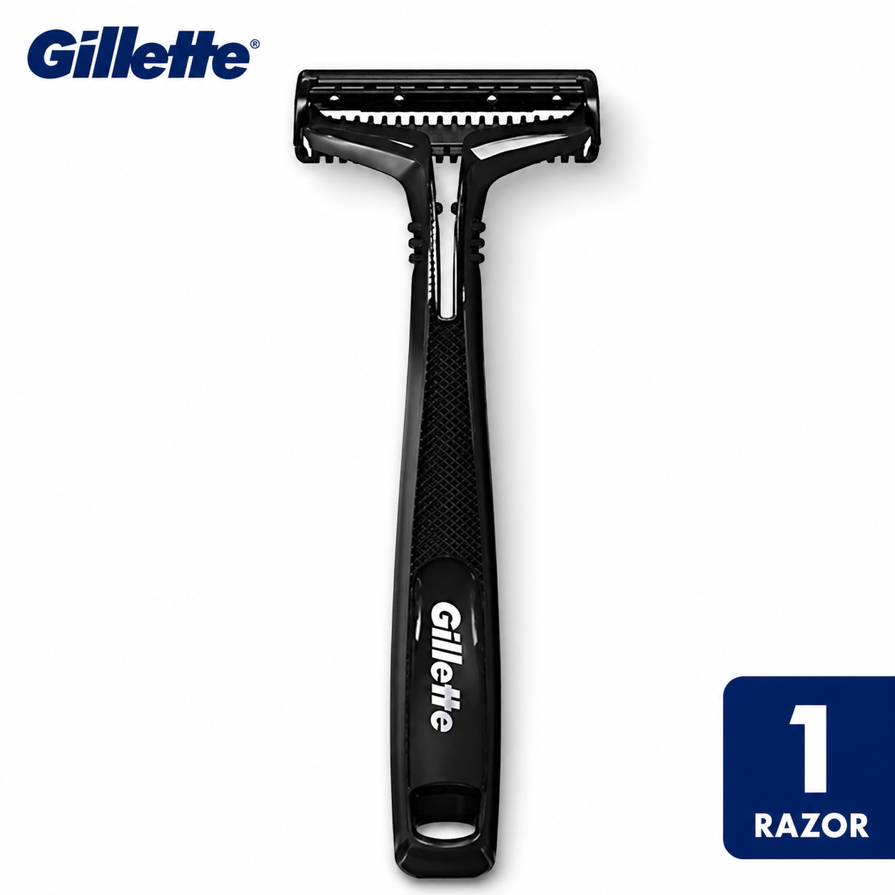 Gillette Guard 3 Cartridges 1N | Single Blade Razor Cartridge for Men | Safety Guard Protection & Smooth Glide | Comfortable, Irritation-Free Daily Shave