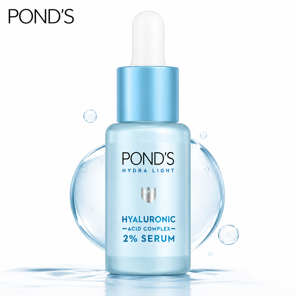 POND’S Hydra Light Hyaluronic Serum 14ml | 2% Hyaluronic Acid Face Serum - Deep Hydration, Plumping & Radiant Glow for All Skin Types