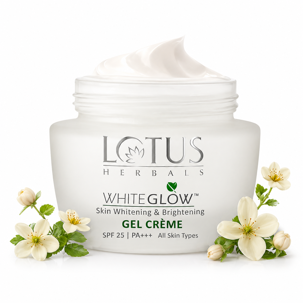 Lotus WhiteGlow SPF25 PA++ Gel Crème 35g | Skin Brightening & Whitening Moisturizer with UV Protection | For Radiant, Even Skin Tone