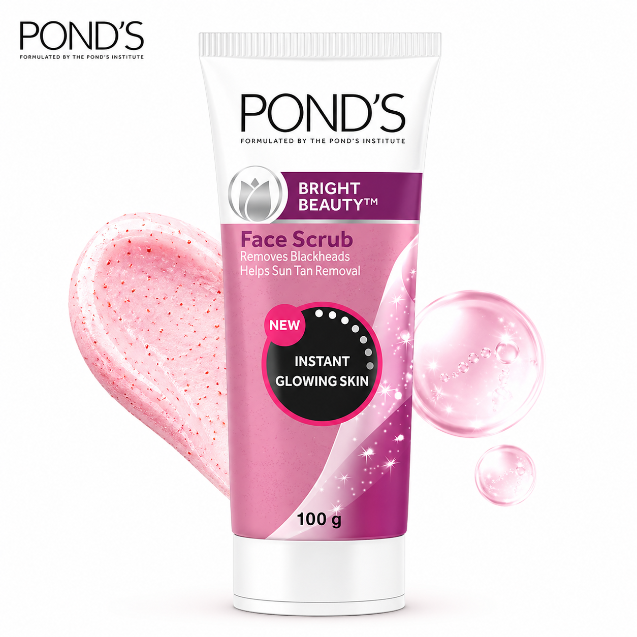 PONDS BRIGHT BEAUTY FACE SCRUB 100G