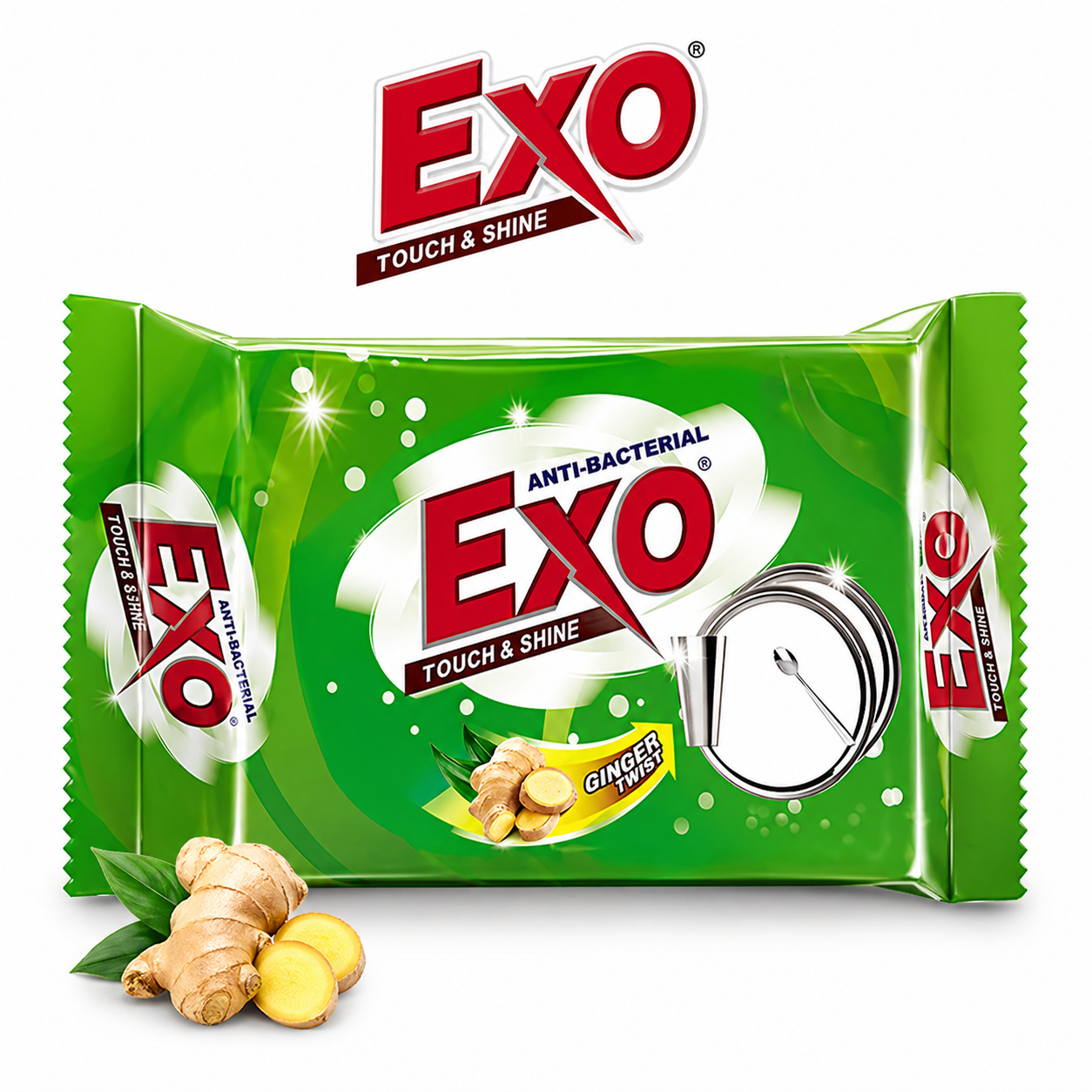 EXO GINGER TWISTN BAR 250G