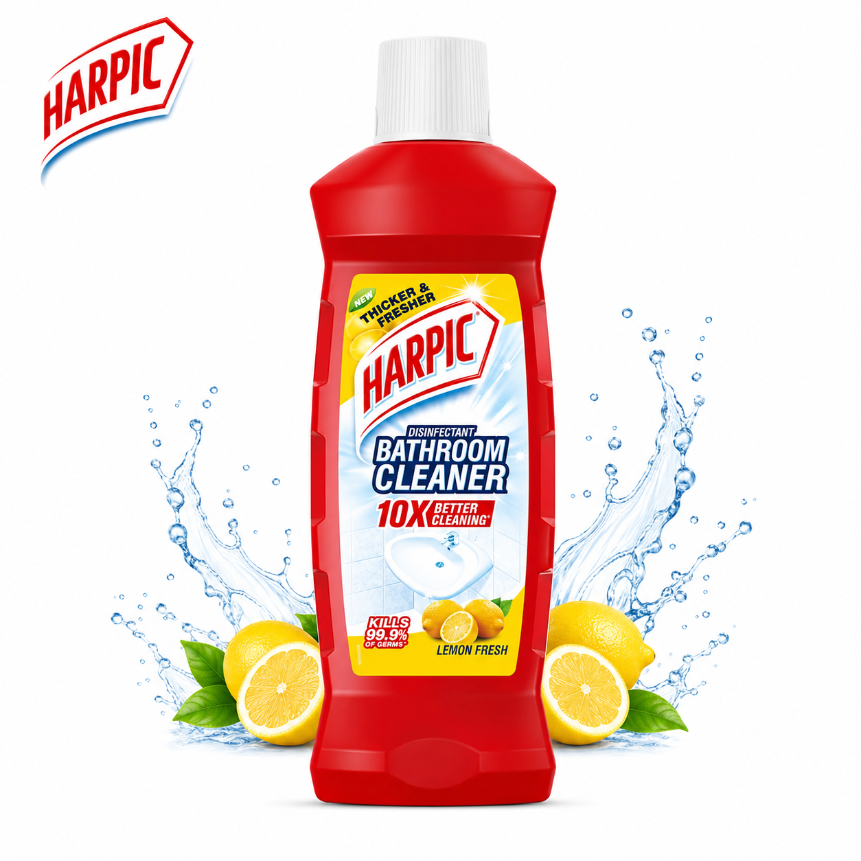 HARPIC LEMON FRESH BATHROOM CLEANER 500ML