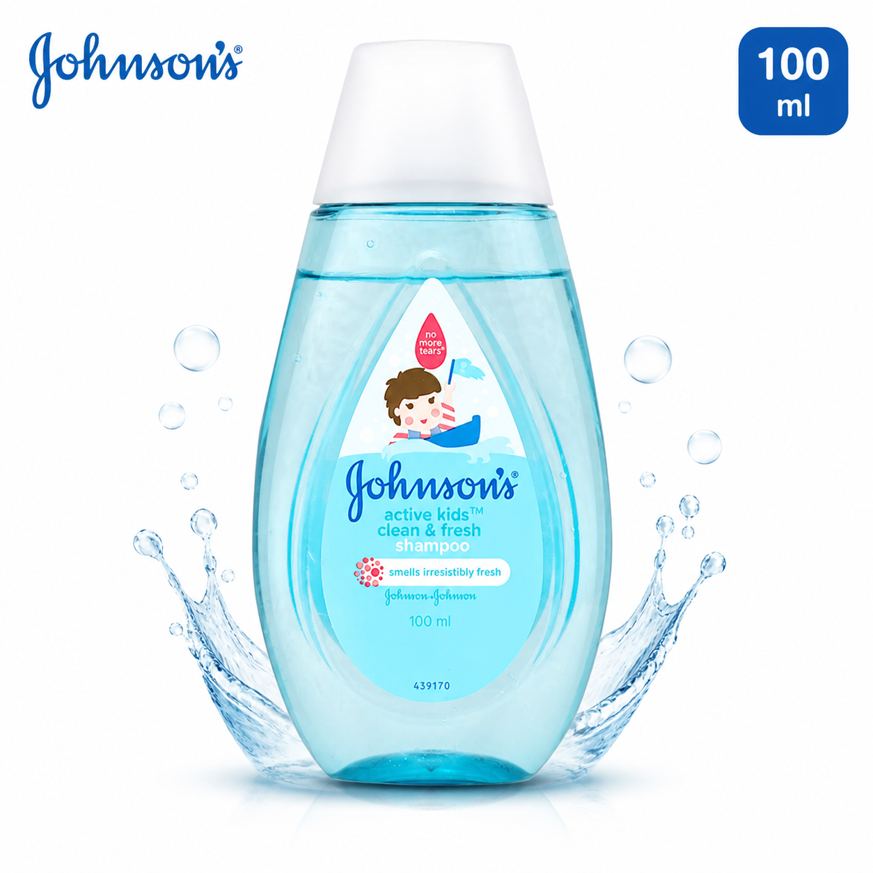 JOHNSON`S CLEAN & FRESH SHAMPOO 100ML