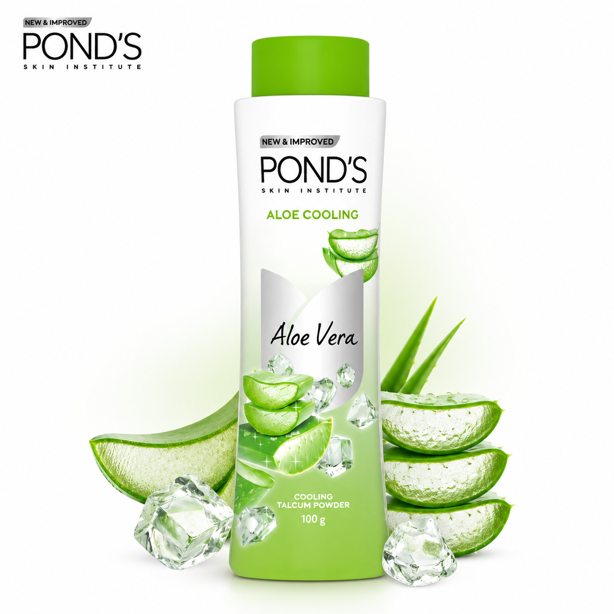 PONDS ALOE VERA COOLING TALCUM POWDER 100G