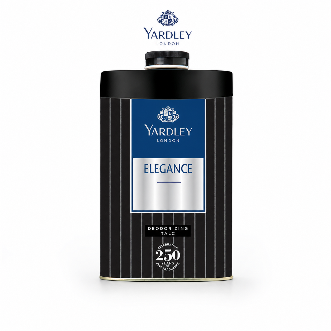 Yardley London Elegance Talc 250g | Long-Lasting Freshness & Odour Protection | Premium Fragrance Body Powder for Men Daily Grooming