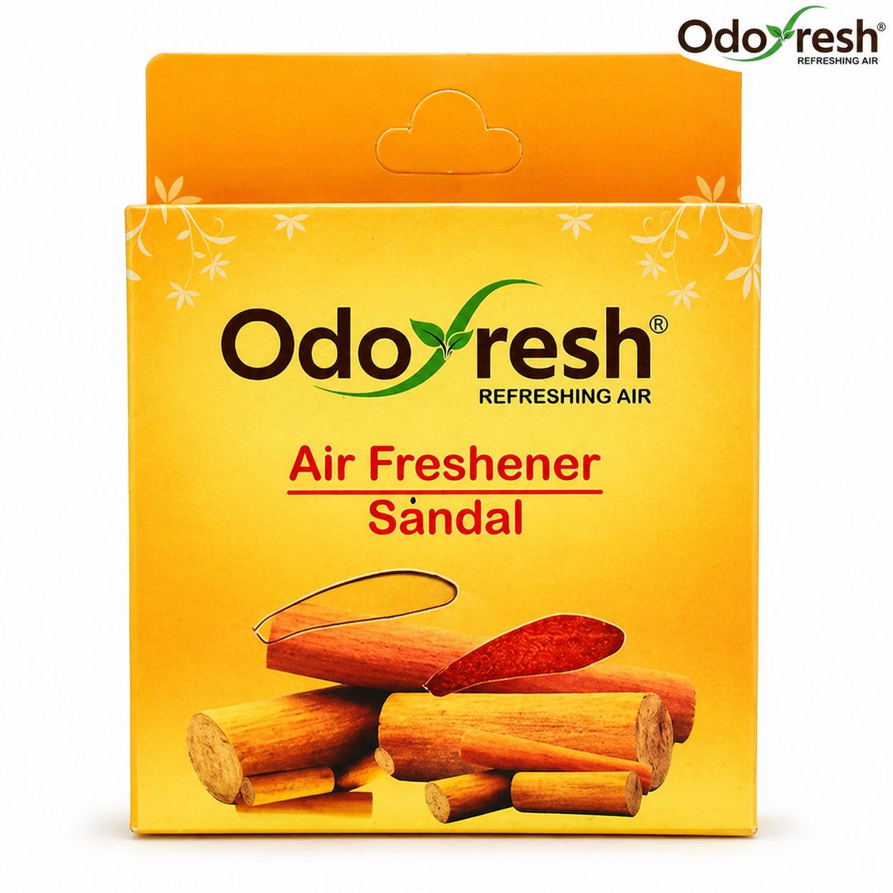 Odofresh Sandal Air Freshener 75g | Long-Lasting Soothing Fragrance & Odor Eliminator | Ideal for Home, Office, Car & Bathroom
