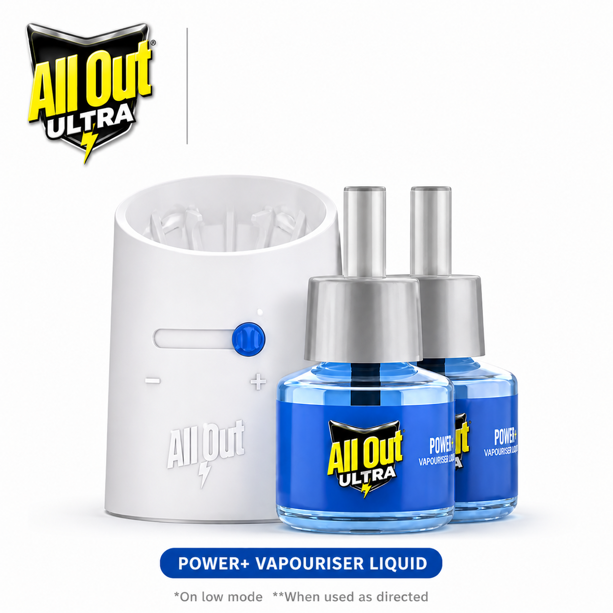 All Out Ultra Set  Mosquito Repellant Combo Pack (Machine + 1 Refills) 