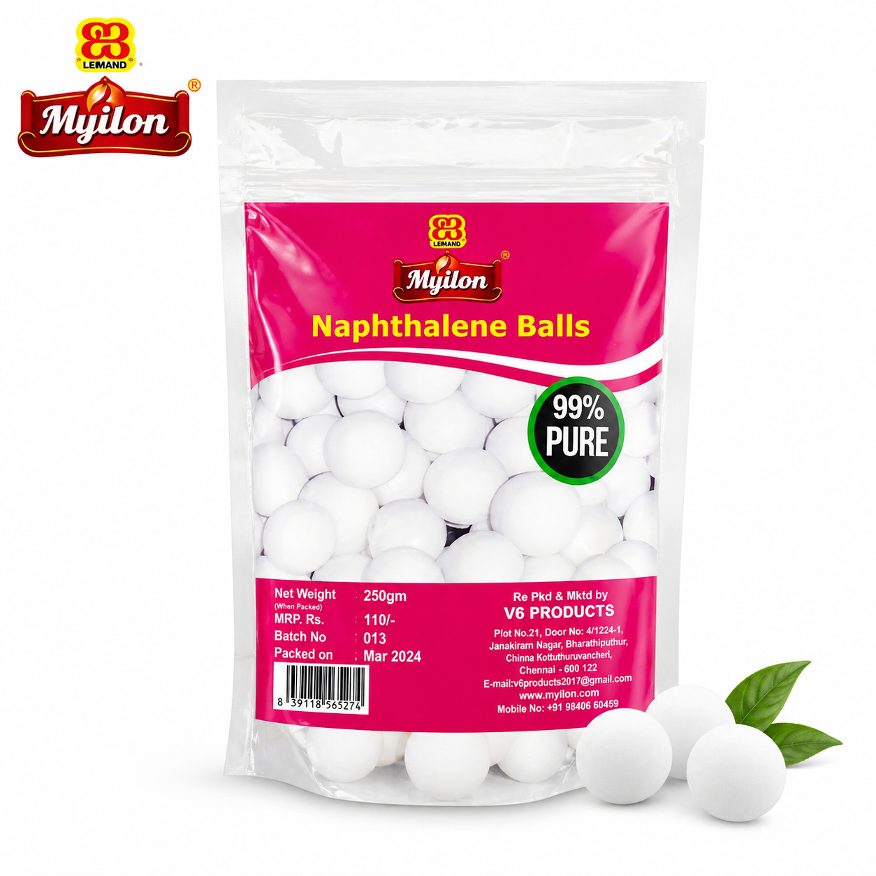 Myilon Naphthalene Balls 250G