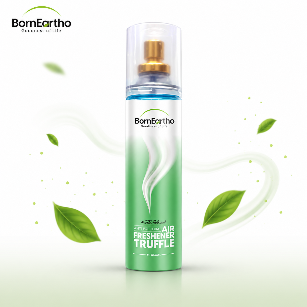 BornEartho Air Freshener Truffle 250ml | Long-Lasting Natural Fragrance Spray | Anti-Bacterial Room Freshener for Home, Office & Car
