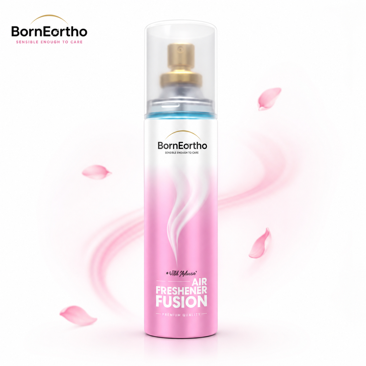 BornEartho Air Freshener Fusion 250ml | Premium Long-Lasting Fragrance Spray | Instant Room Freshener for Home, Office, Car & Travel