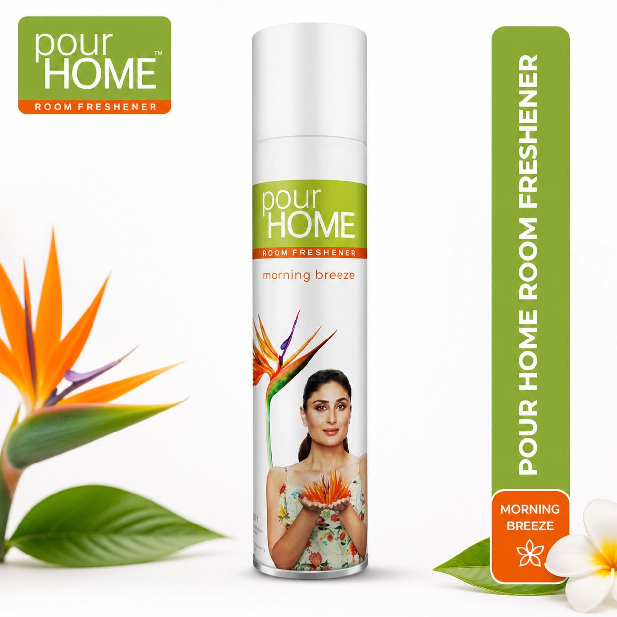 Pour Home Morning Breeze Air Freshener 220ml | Long Lasting Room Spray for Home, Bedroom, Bathroom & Office Freshness