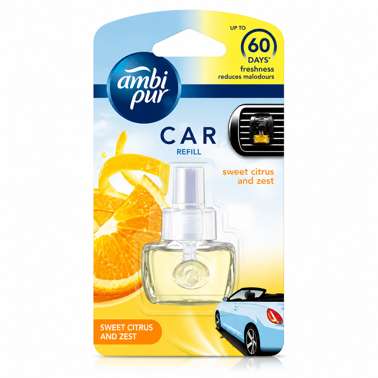 Ambi Pur Car Freshener Sweet Citrus & Zest