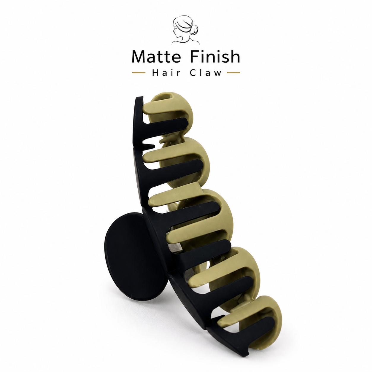 Matte Finish Hair Claw Clip | Strong Hold Large Hair Clutcher – Non-Slip Stylish Hair Clip for Women, All Hair Types