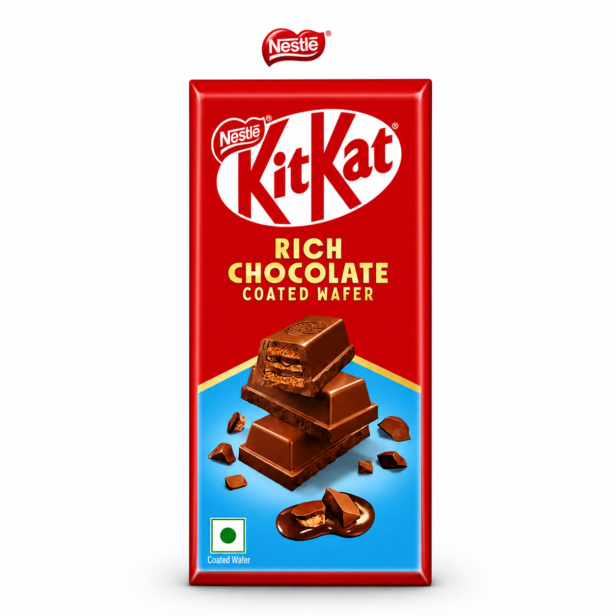 Nestle KitKat Rich Chocolate Coated Wafer 150G | Crispy Wafer Bars with Smooth Milk Chocolate | Perfect Snack for Breaks, Sharing & Cravings