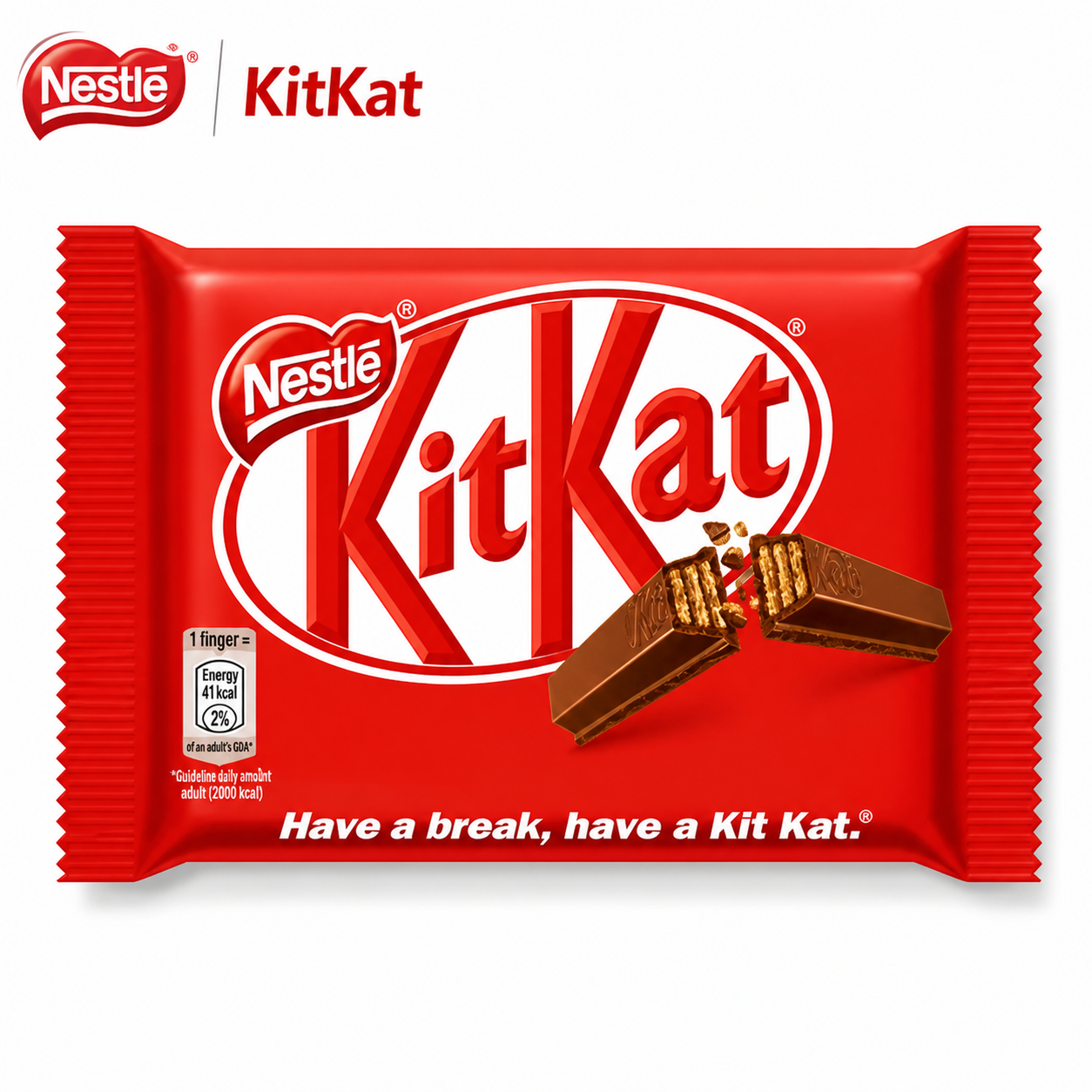 Nestle KitKat Chocolate 38.5G | Crispy Wafer Milk Chocolate Bar – Perfect Break Snack for Kids, Office & On-the-Go Treat