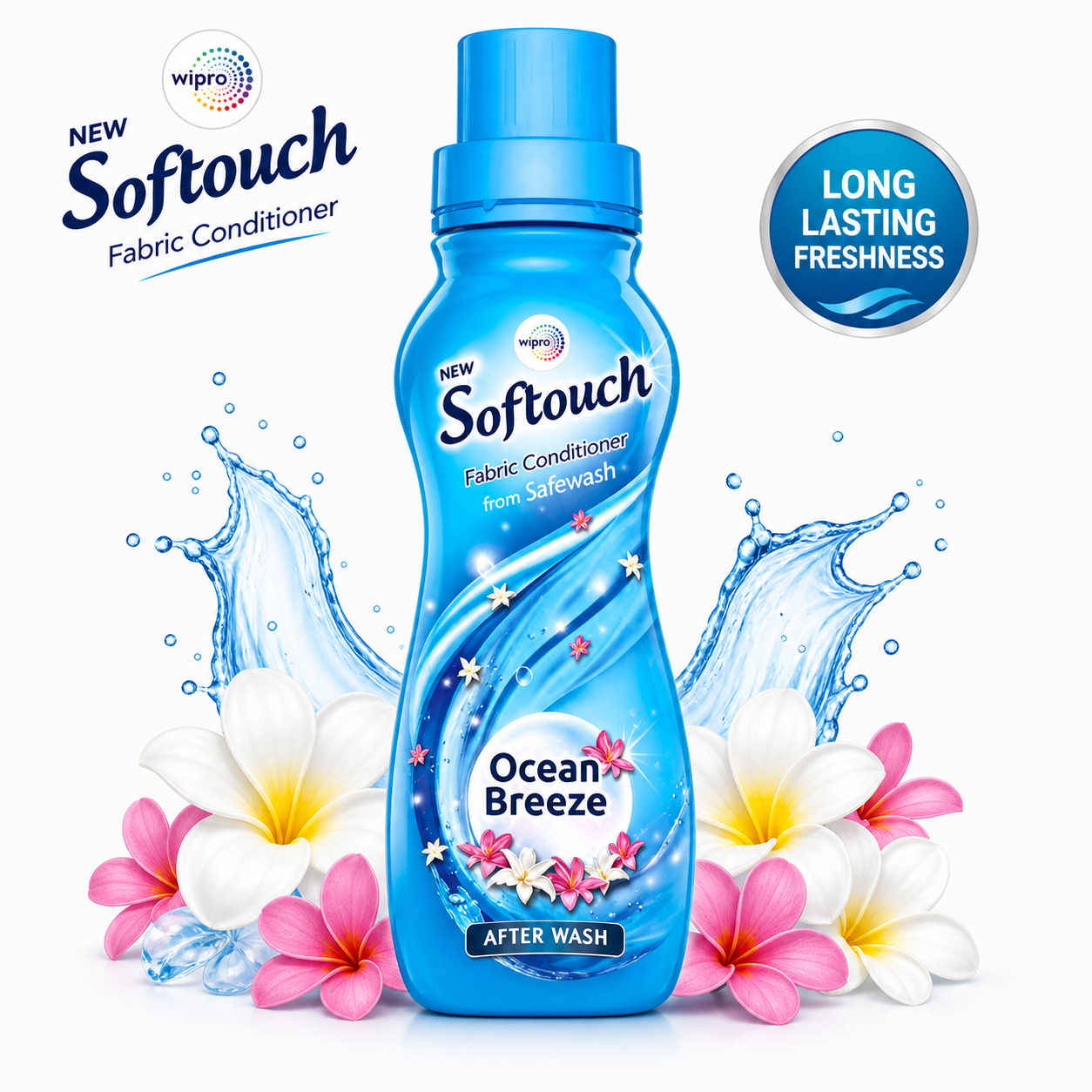 Softouch Fabric Conditioner Ocean Breeze 210Ml
