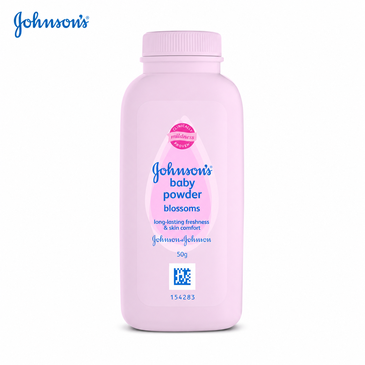 Johnson’s Baby Powder Blossoms 50g | Gentle Skin Care Powder for Babies – Moisture Absorbing, Soft & Fresh Fragrance for Daily Use