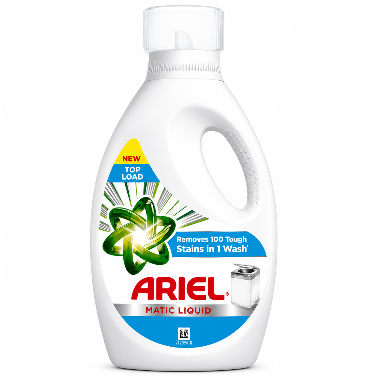 Ariel Matic Top Load Liquid Detergent 500ml | Removes 100 Tough Stains & Long Lasting Freshness – Ideal for Top Load Washing Machines