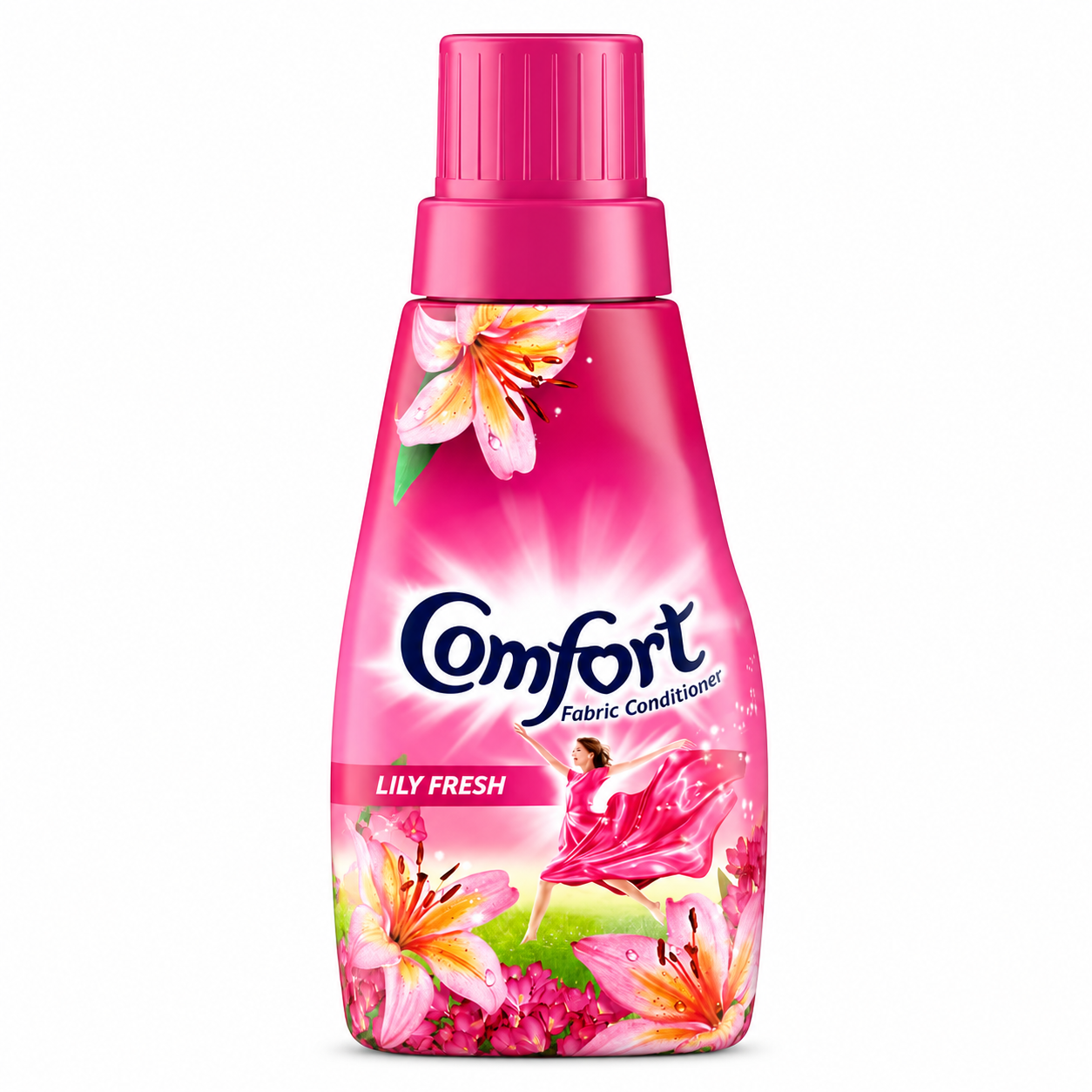 Comfort Lily Fresh Fabric Conditioner 210ml | Long Lasting Fragrance & Softness – Anti-Bacterial Fabric Care for Fresh, Soft & Vibrant Clothes