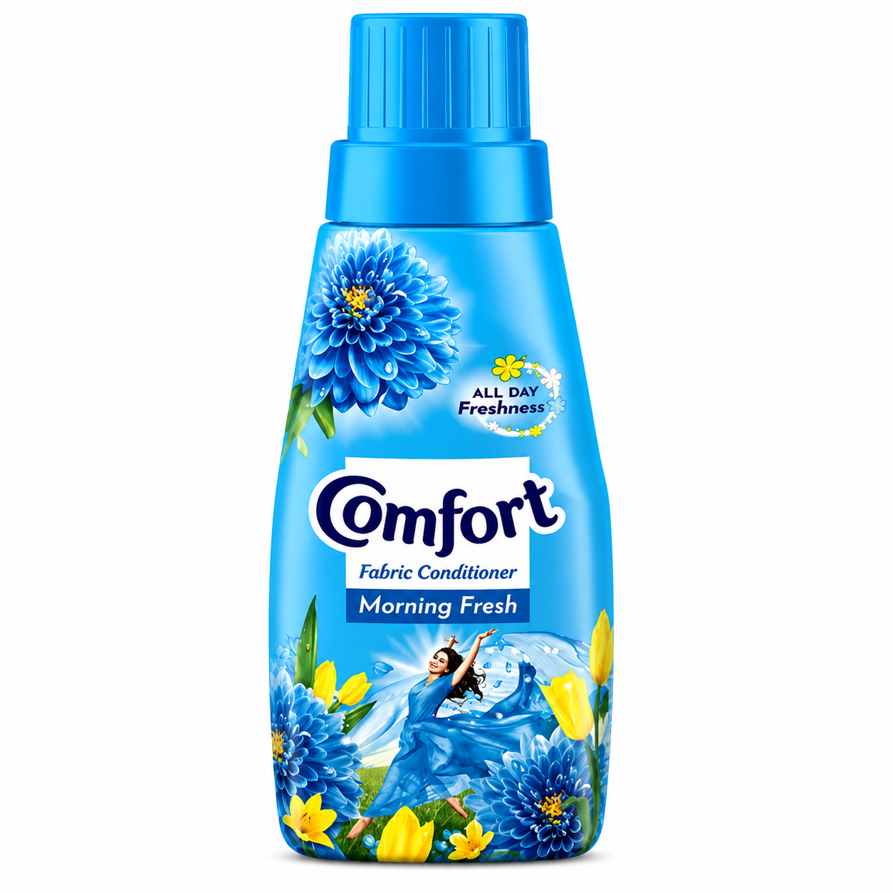 Comfort Morning Fresh Fabric Conditioner 210ml | All Day Freshness & Anti-Bacterial Protection – Soft, Fragrant & Gentle Fabric Care for Family Laundry