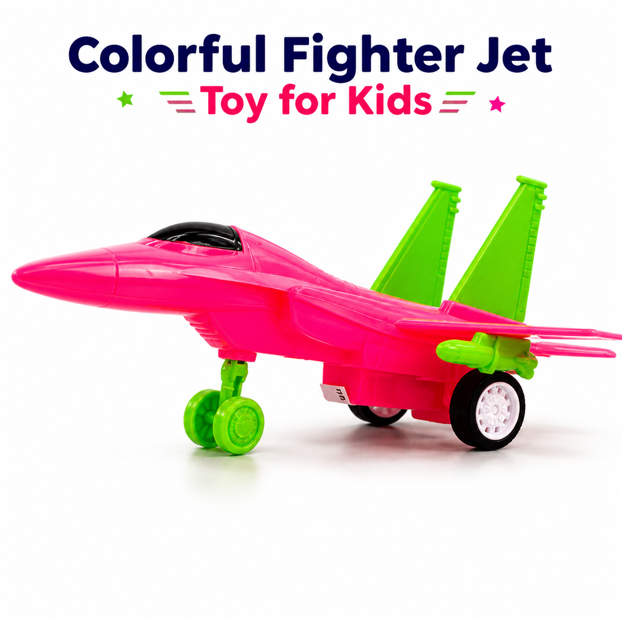 Colorful Fighter Jet Toy for Kids – Mini Airplane Model with Wheels | Push & Play Aircraft Toy | Fun Toy for Boys & Girls