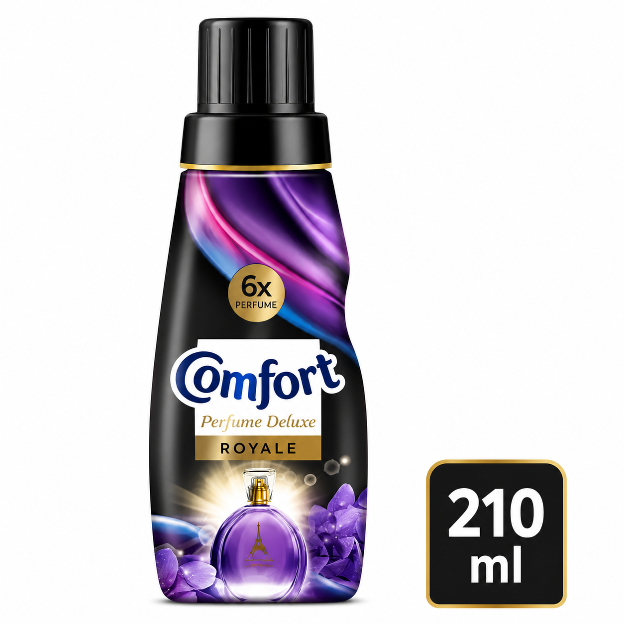 Comfort Royale Fabric Conditioner 210ml | 6X Perfume Luxury Fragrance & Long Lasting Freshness – Ultra Soft Clothes & Anti-Odour Protection for Everyday Laundry