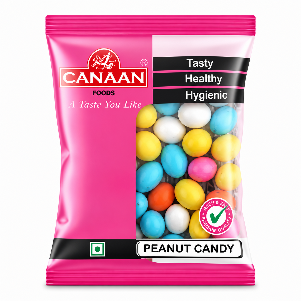Canaan Ball Candy 100G | Colorful Crunchy Peanut Chocolate Candy Balls for Kids & Family | Sweet Snack for Parties, Travel & Daily Treats