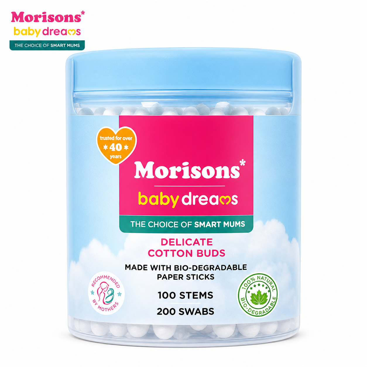 Morisons Baby Dreams Delicate Cotton Buds