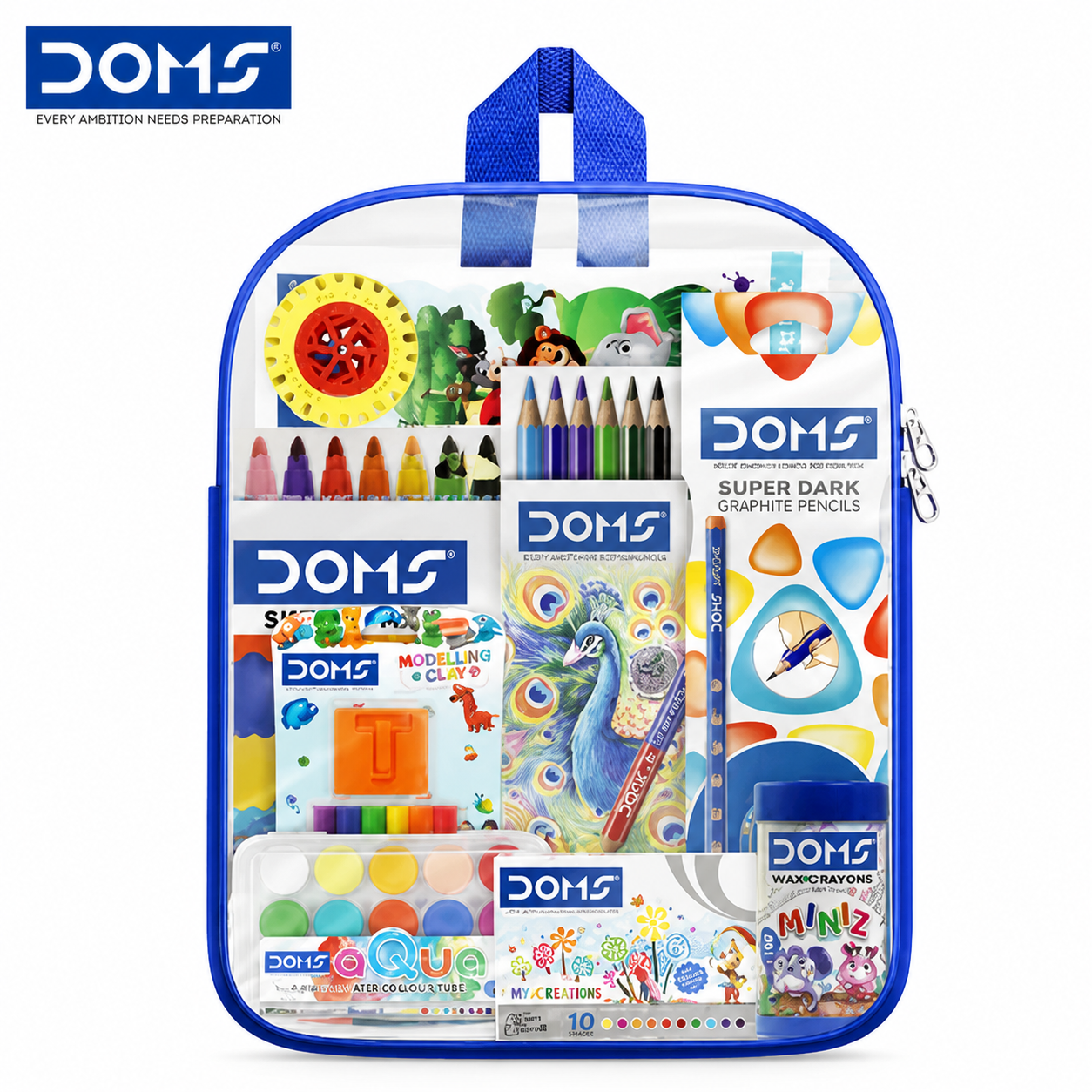 Doms Junior Art Kit – All-in-One Kids Drawing & Coloring Set | Complete Creative Kit for Students, School Projects, Gifts & Art Fun