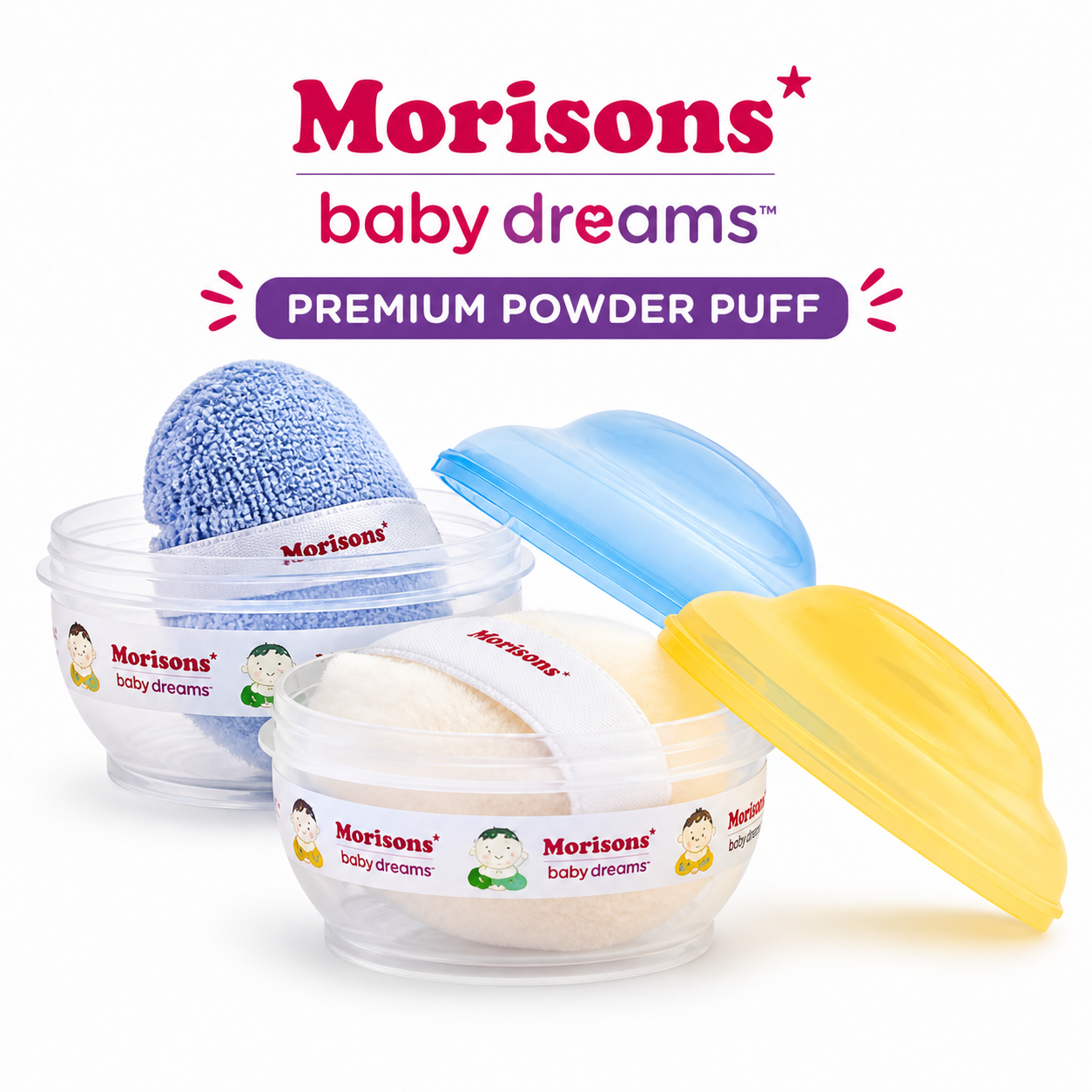 Morisons Baby Dreams Premium Powder Puff