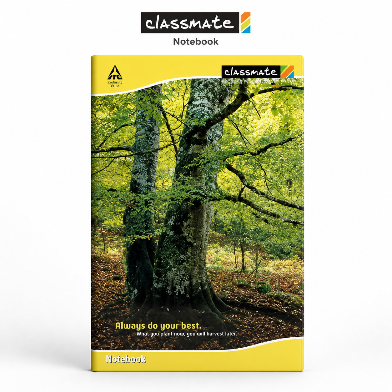 Classmate Single Line Long Notebook 160 Pages – Premium Ruled Note for Students | Smooth Writing, Strong Binding & Eco-Friendly Paper