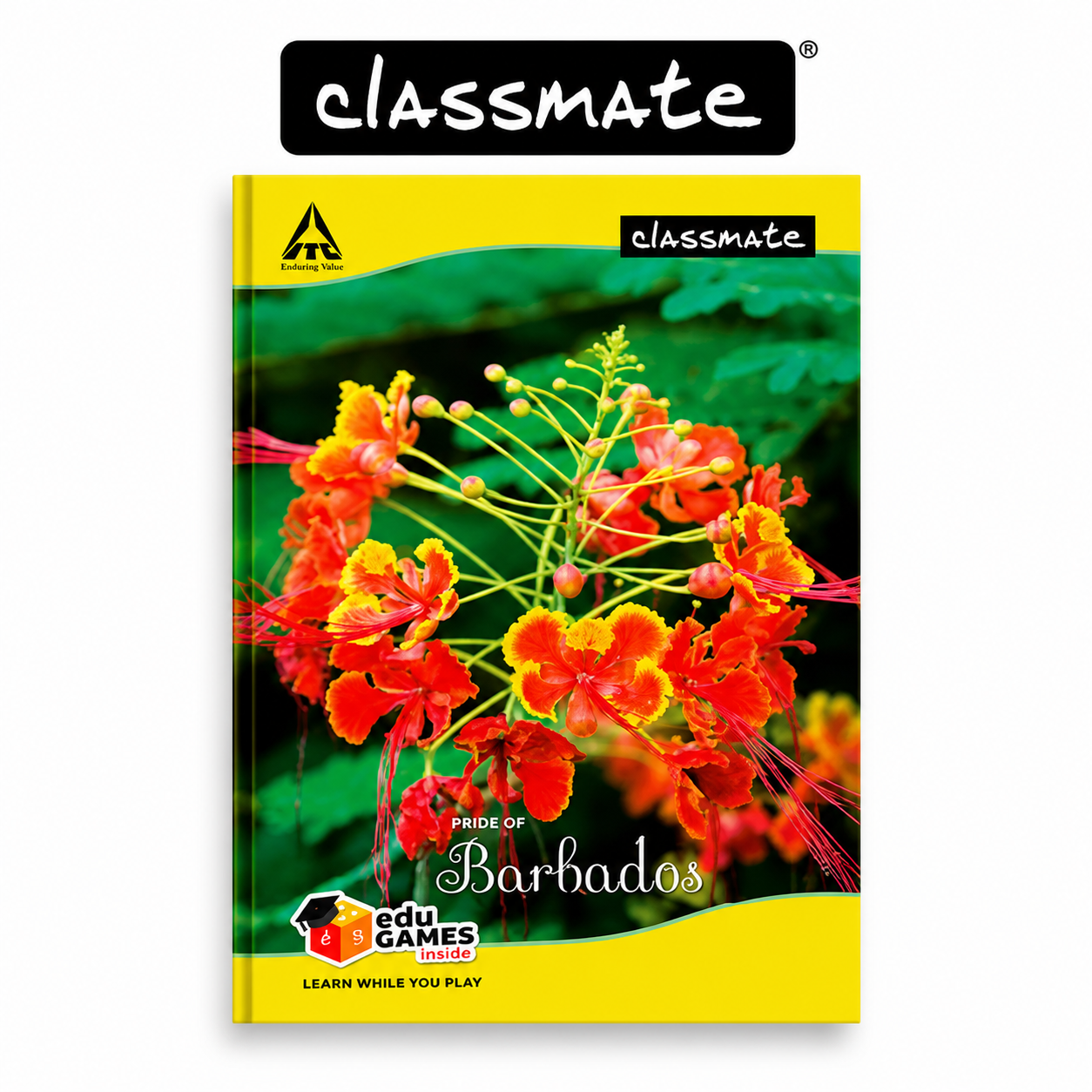Classmate Unruled Long Notebook 160 Pages | Plain Note Book for Drawing, Creative Writing, School & Projects