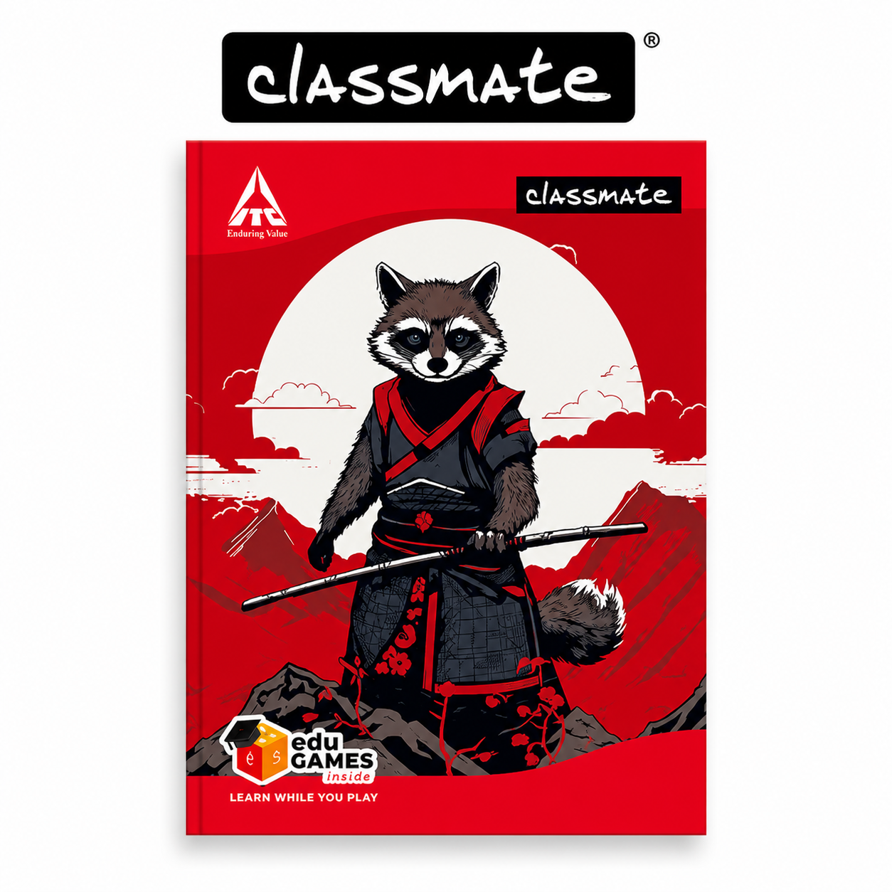 Classmate Single Line Interleaf Long Notebook 160 Pages | Ruled Note Book with Drawing Sheets for School, Notes & Creative Use