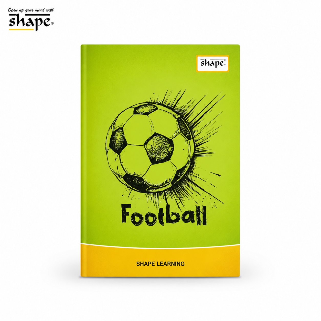 Shape Luxe Unruled Notebook 160 Pages | Premium Smooth Paper Journal for Students, Office, Drawing & Everyday Writing