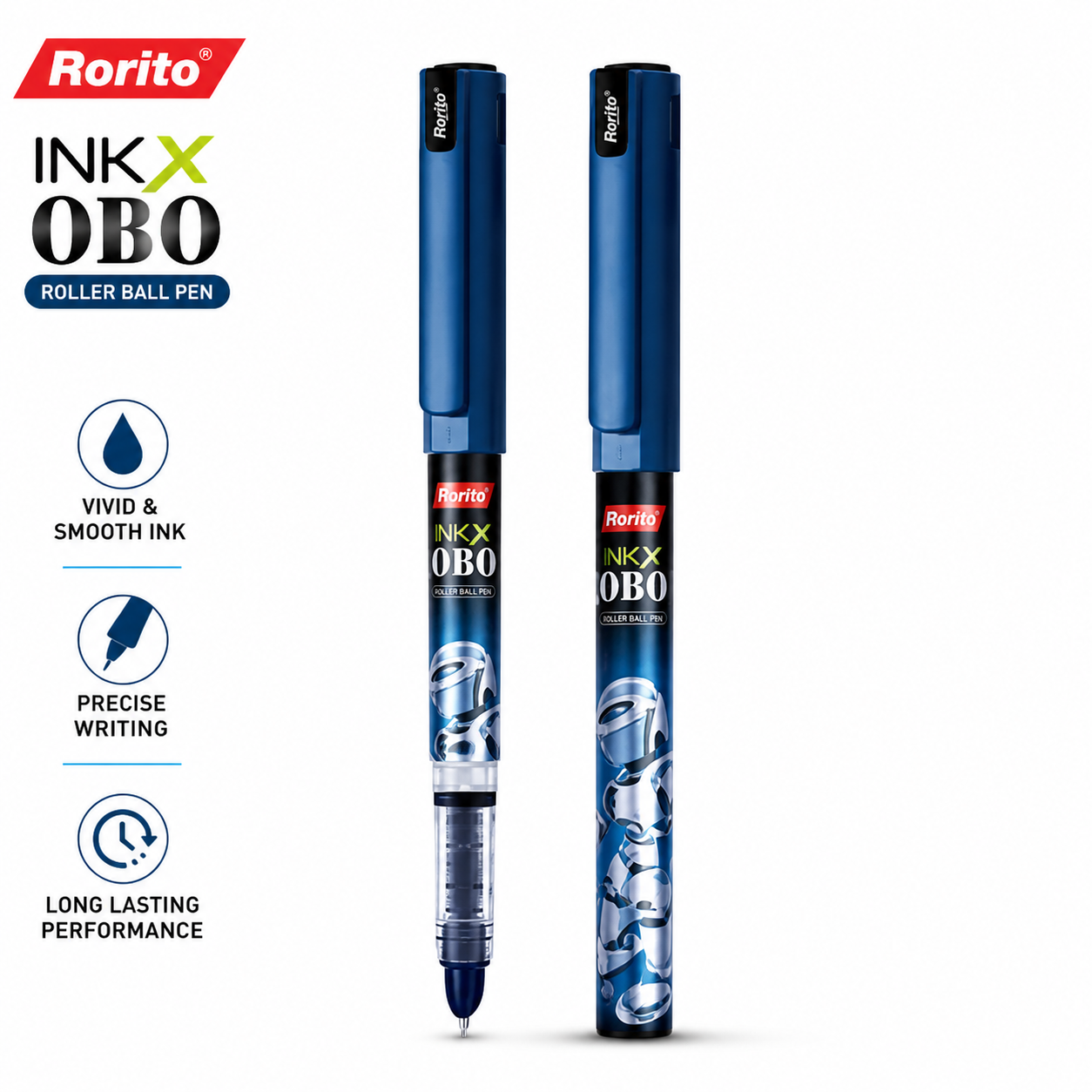 Flair Inky Robot Liquid Ink Fountain Pen | Smooth Writing, Quick Dry Ink Pen for School, Office, Students & Daily Use