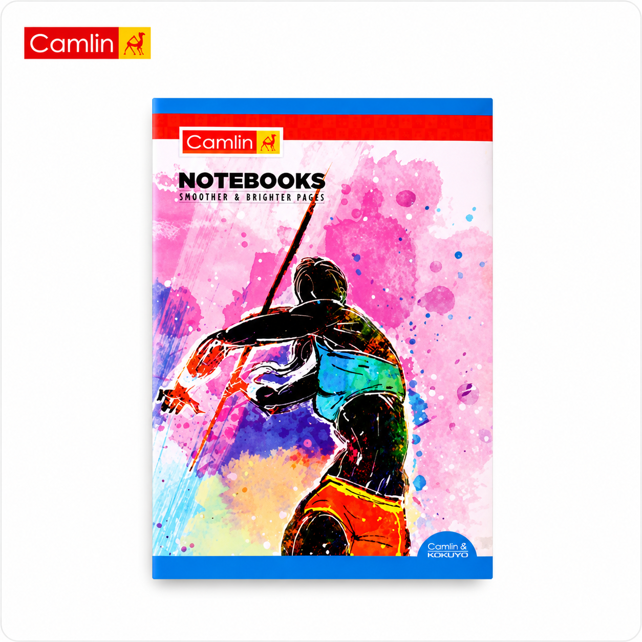Camlin Short Unruled Notebook 72 Pages | Smooth Drawing & Writing Paper | Durable Sketch & Rough Work Book for Students, School & Creative Use