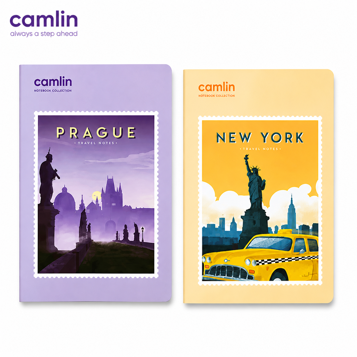 Camlin Long Size Ruled Notebook 50 Pages | Premium Writing Notebook for Class Notes, Study & Journaling – Smooth Paper, Lightweight for Students