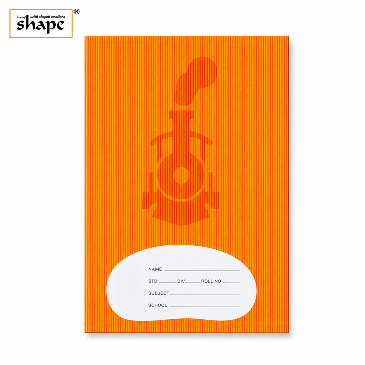 Shape Hard Bound Long Ruled Notebook 160 Pages | Durable Cover Long Size Note Book for School, College & Office – Smooth Writing & Organized Notes