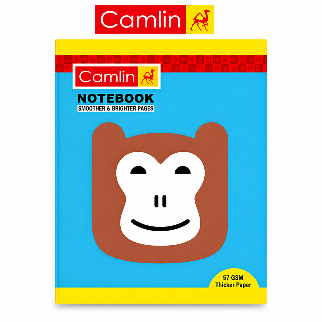 Camlin Short Maths Unruled Notebook 164 Pages | Smooth Thick Paper Note for Calculations, Rough Work & Sketching – Durable Student Notebook
