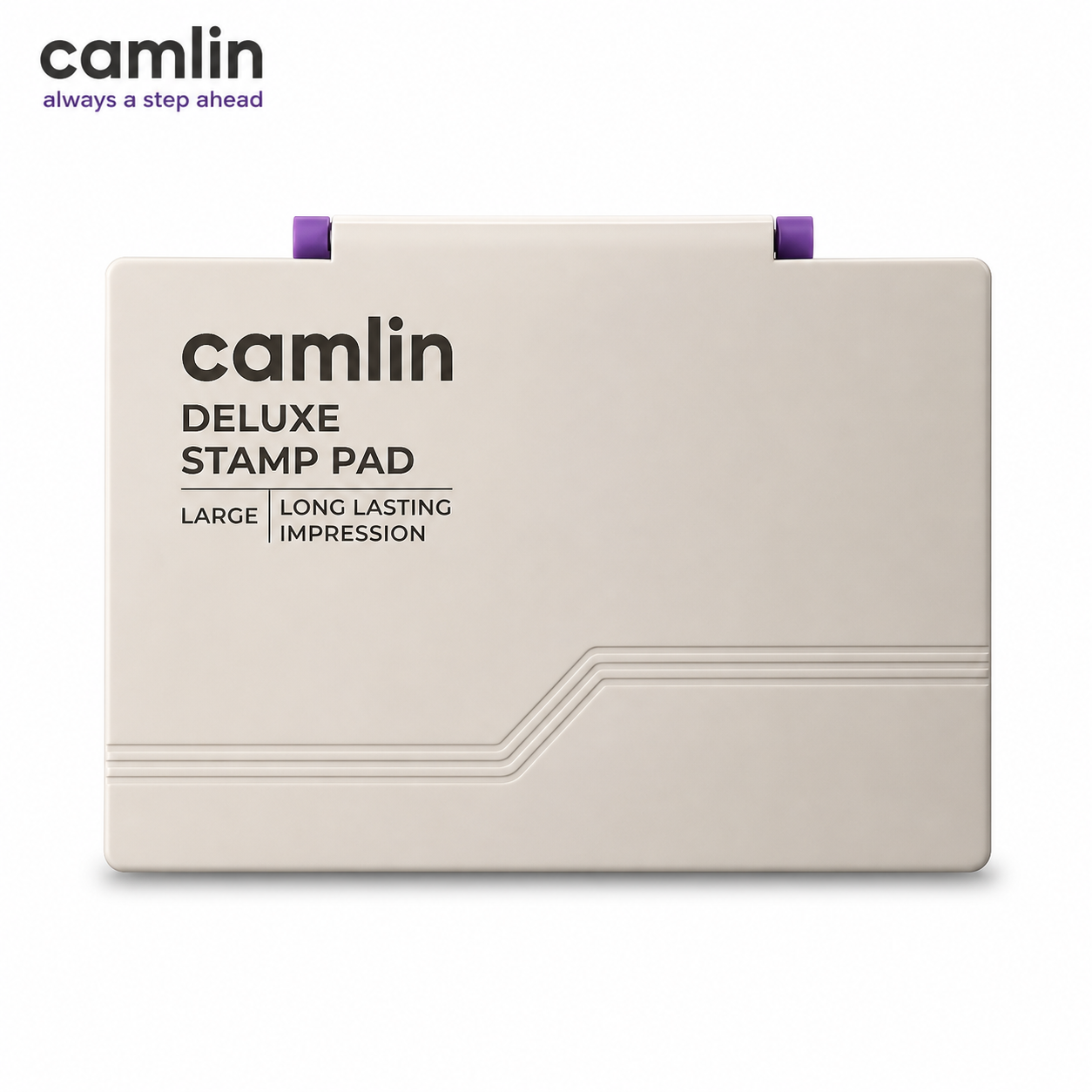 Camlin Deluxe Stamp Pad Large | Long-Lasting Ink Pad for Clear Impressions & Smudge-Free Stamping – Ideal for Office, Banks & Schools
