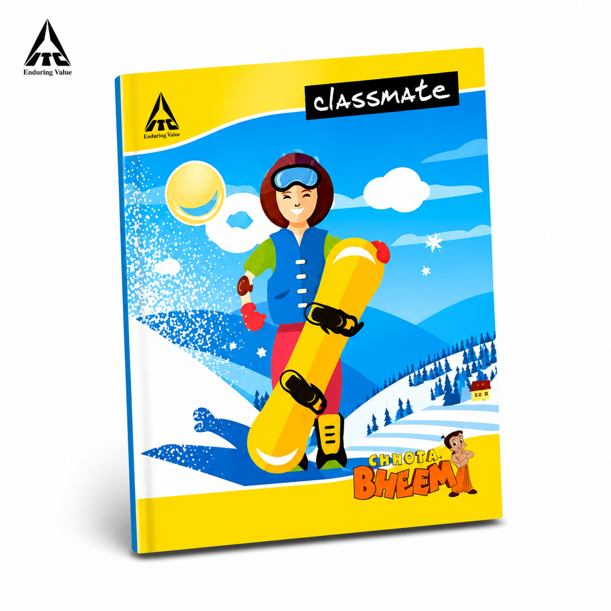 Classmate Unruled Short Notebook 172 Pages | Smooth Writing Plain Note Book for Students, Drawing & Daily School Use – Durable & Long-Lasting