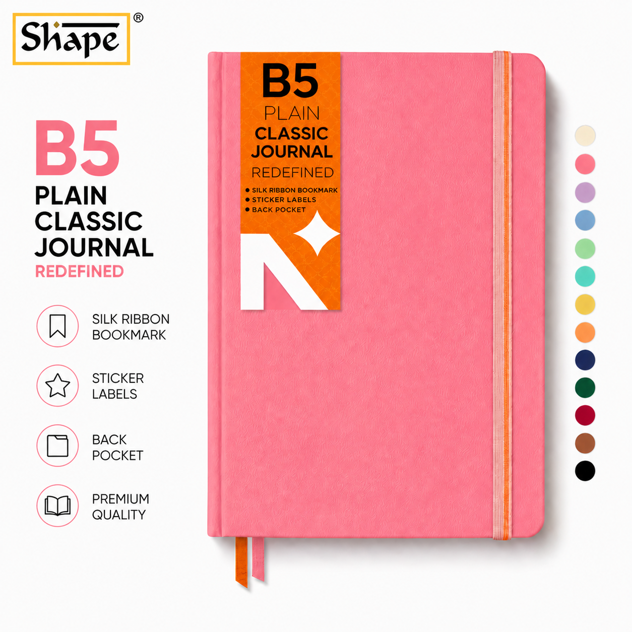 Shape Diary Single Line B-5 124P