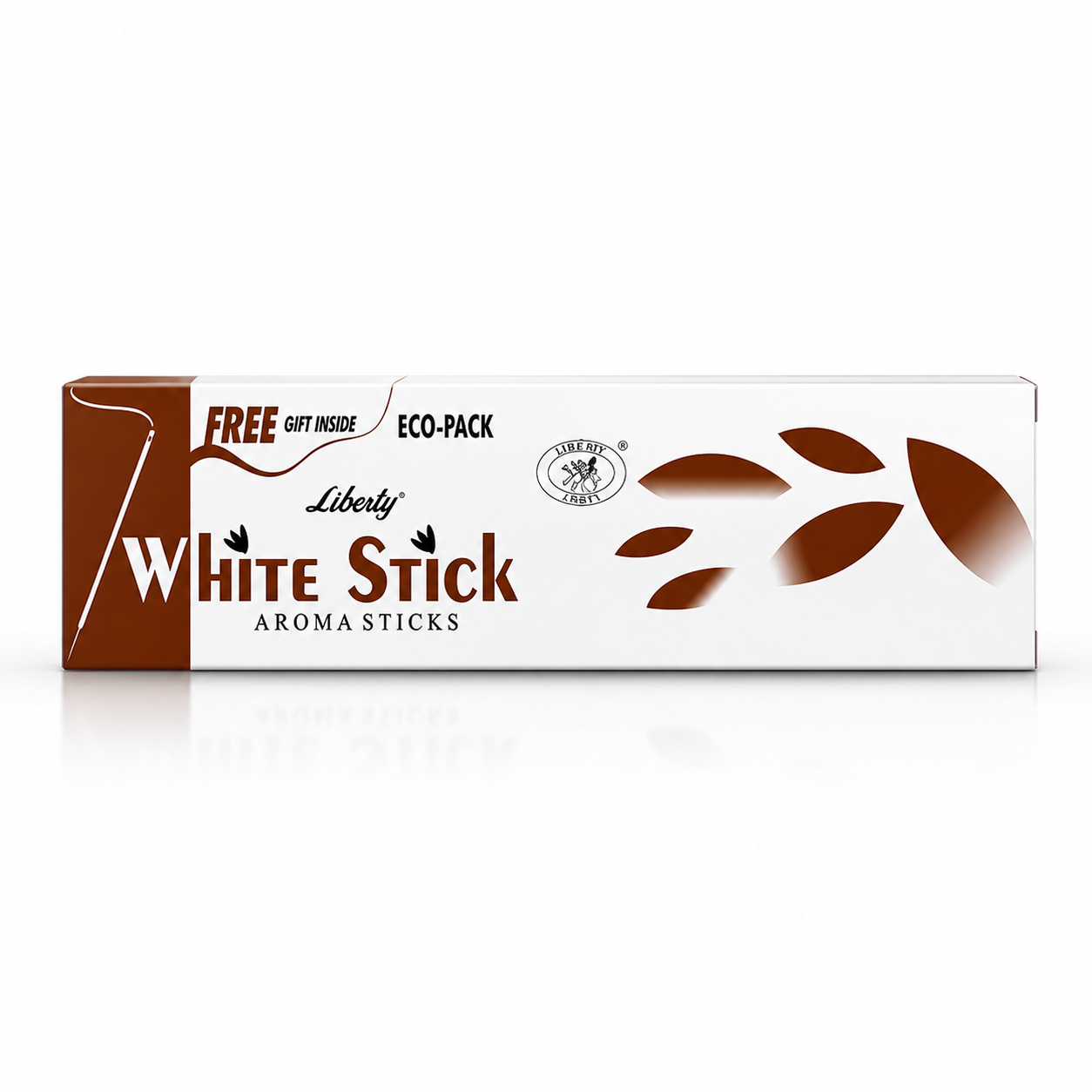Liberty White Stick Jumbo Dhoop 10N | Long-Lasting Aroma Incense Sticks for Meditation, पूजा, Relaxation & Home Fragrance