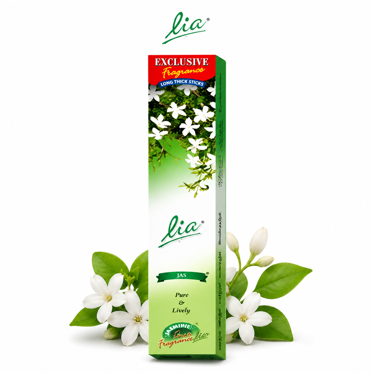 Cycle Lia Jasmine Agarbathi 90G | Refreshing Jasmine Incense Sticks for Pooja, Meditation & Home Fragrance | Long-Lasting Floral Aroma