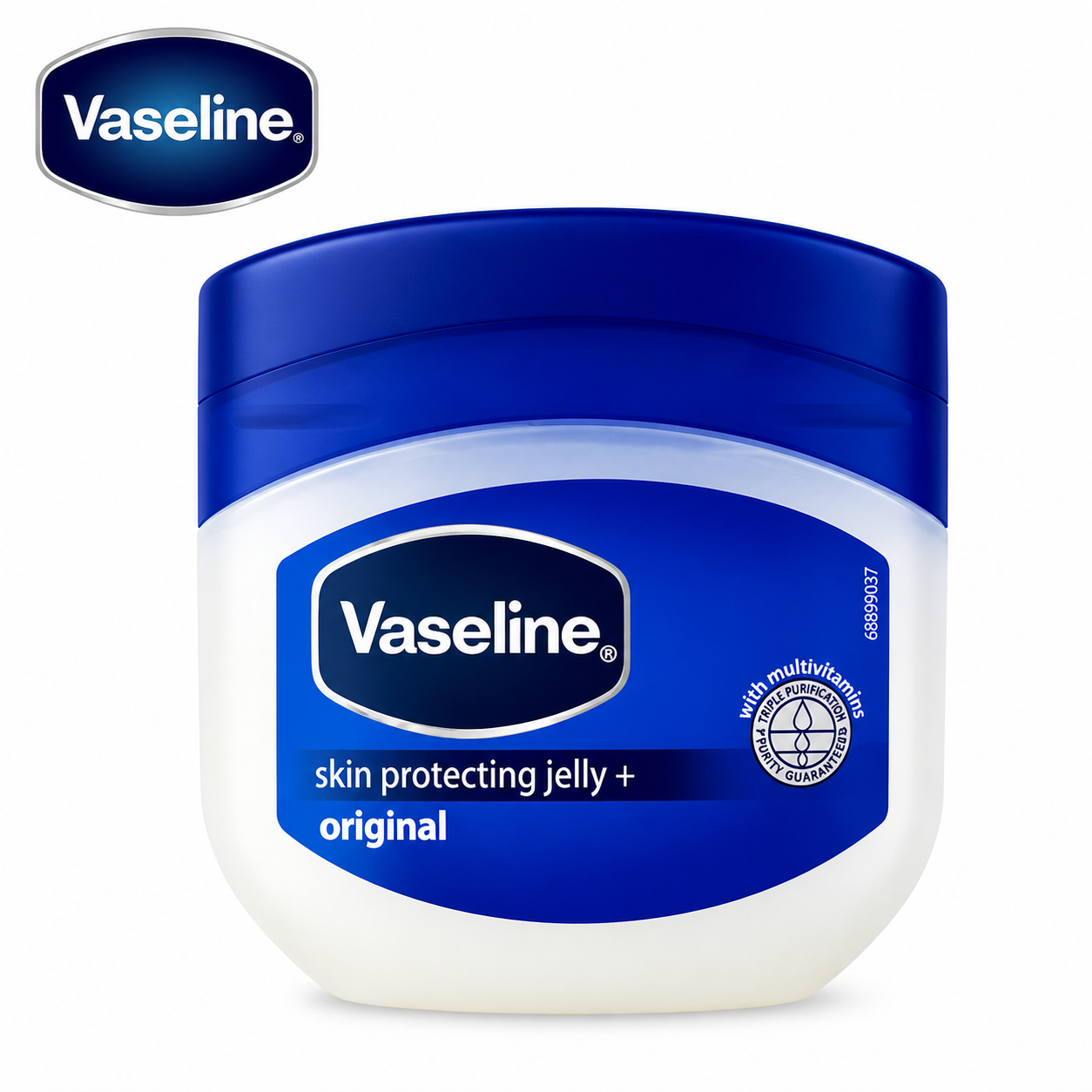 Vaseline Original Skin Protecting Jelly 12gm | Deep Moisturizing Petroleum Jelly for Dry Skin, Cracked Heels & Lips – Gentle Daily Care for All Skin Types