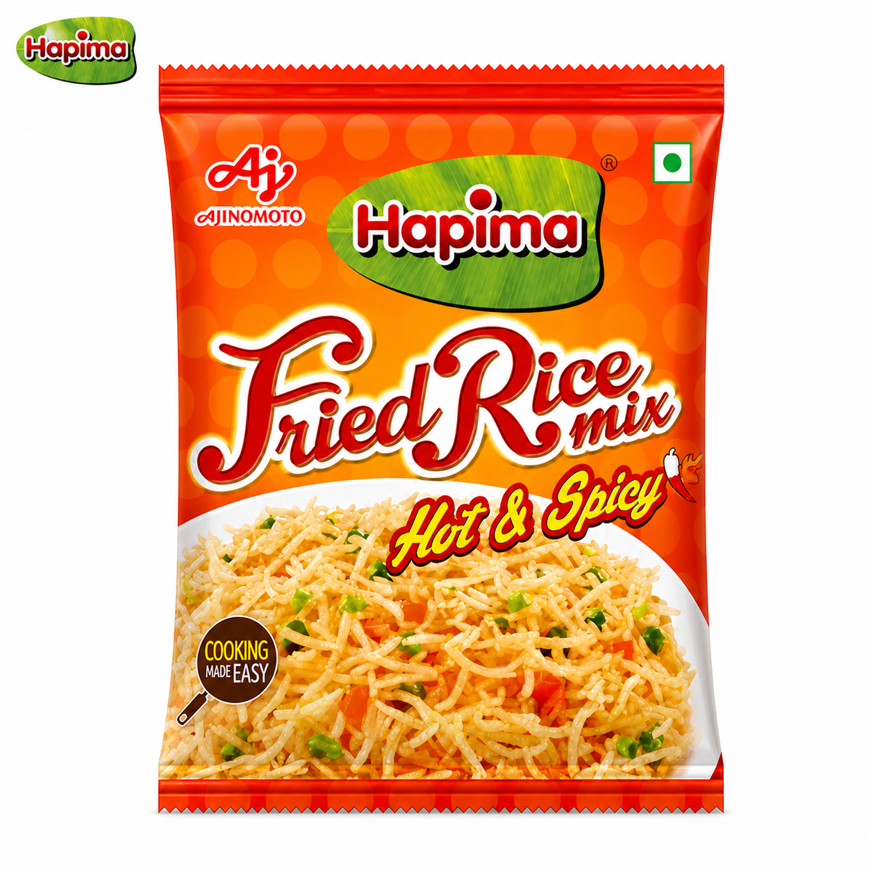 Hapima Fried Rice Mix Hot & Spicy 18.5G | Instant Spicy Rice Masala | Quick & Easy Meal for Home, Students & Busy Professionals