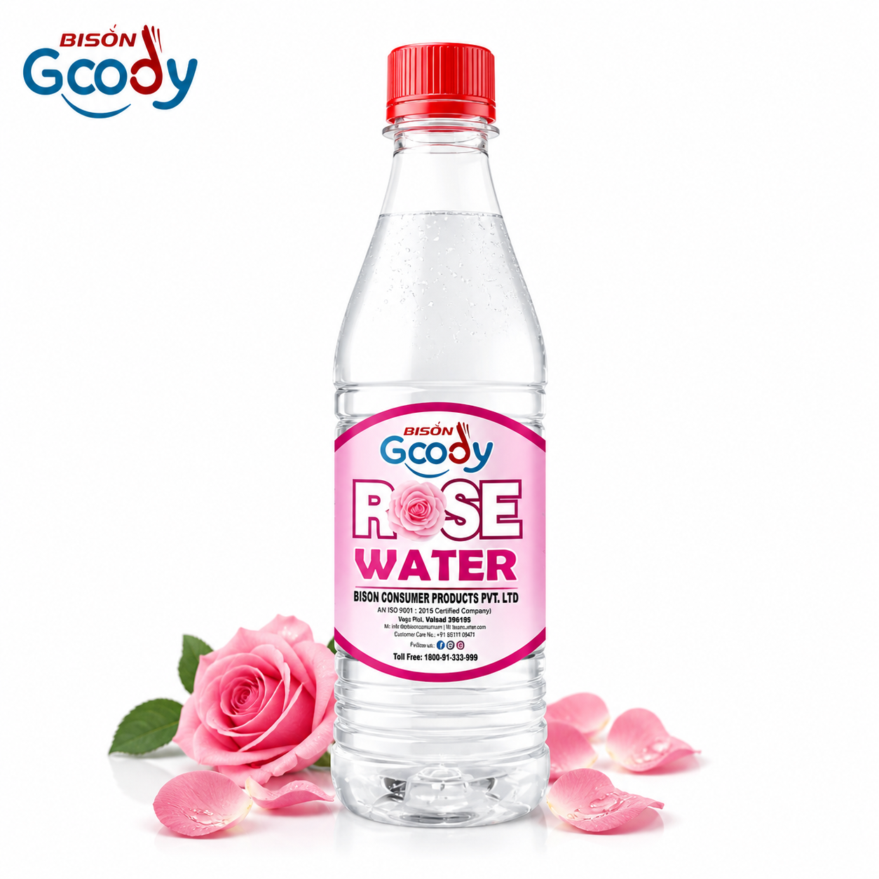 Goody Rose Water 100Ml | 100% Pure Natural Gulab Jal for Skin Care, Face Toner, Cooking & Pooja Use | Refreshing & Chemical-Free