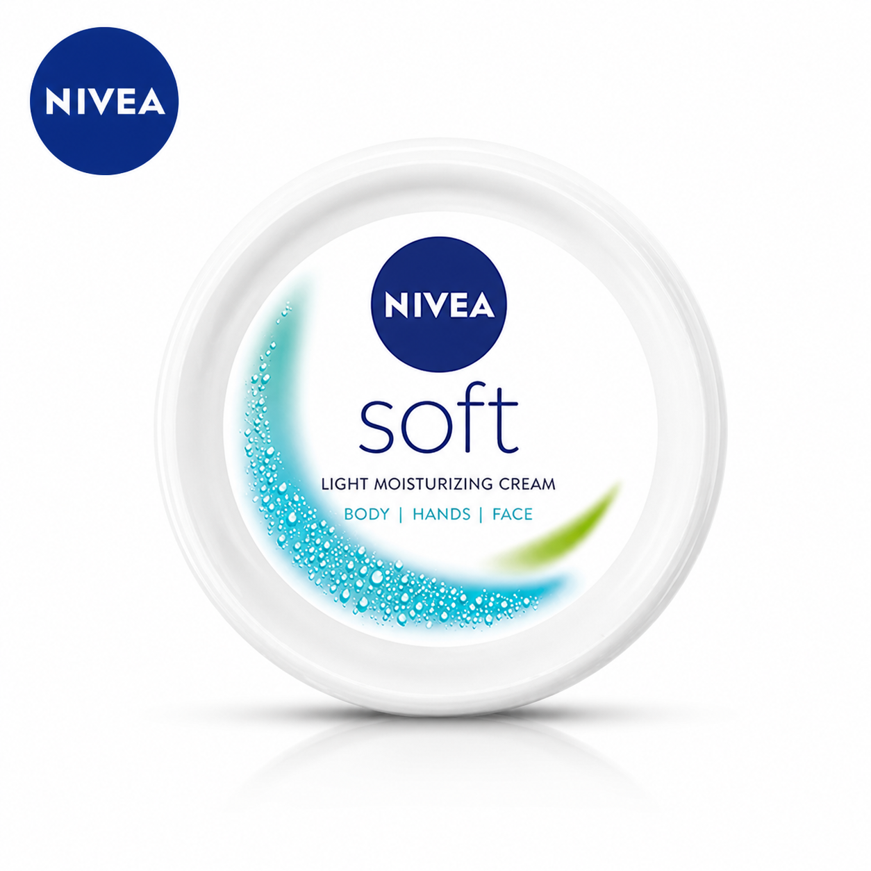 Nivea Soft Moisturizing Cream 25ml | Travel Size Light Hydrating Cream for Face, Hands & Body | Non-Greasy Daily Moisturizer for Soft, Smooth & Healthy Skin